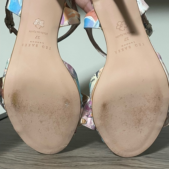 Ted Baker London Multicolor Floral Heels - Picture 5 of 6